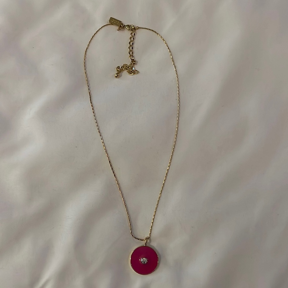 Kate Spade Pink Pendant Necklace